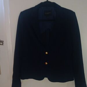 Banana Republic Navy Blazer with Gold Buttons